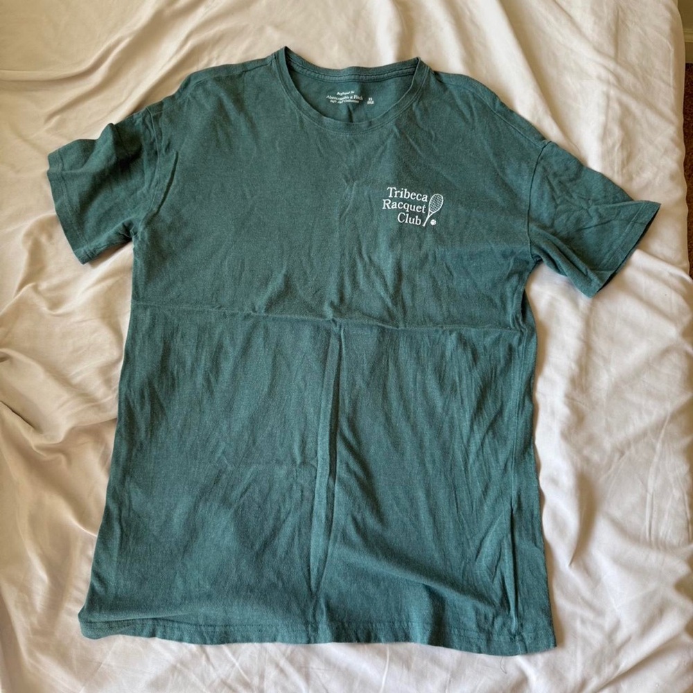 Abercrombie & Fitch Forest Green Short Sleeve Tee